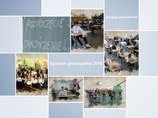 Mławskim gimnazjalistom życzymy dobrych wyników egzaminu