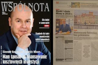 Burmistrz Kowalewski w ogólnopolskich Gazecie Polskiej Codziennie i Wspólnocie