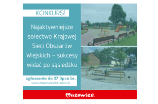 Sukcesy widać po sąsiedzku. Konkurs dla sołectw