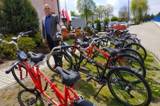 Pierwsza w powiecie bezpłatna wypożyczalnia rowerów jest w gminie Stupsk