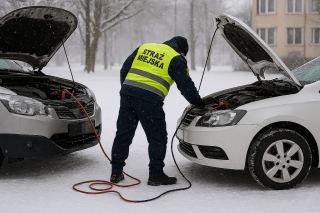 Auta nie odpalają w mrozie. Straż Miejska reaguje na zgłoszenia
