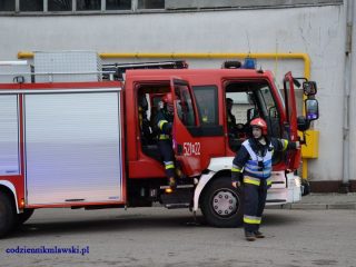 Choć to ćwiczenia, lecz strażacy traktowali je bardzo serio