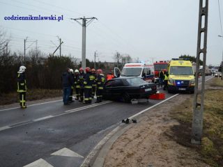 Mława. Wypadek na ul.Gdyńskiej – są wstępne ustalenia policji