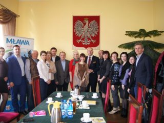 Wizyta studyjna ukraińskiej delegacji w Mławie