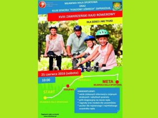 Zapraszamy na Zawkrzeński Rajd Rowerowy