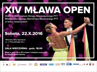 MHS zaprasza na XIV MŁAWA OPEN