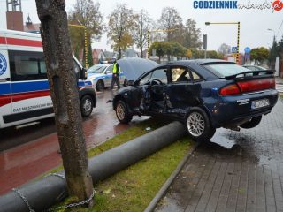 Zderzenie na Kopernika. Jeden ranny w szpitalu