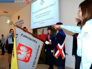 ACK w Mławie. Pierwszacy ślubowali, starsi otrzymali pagony