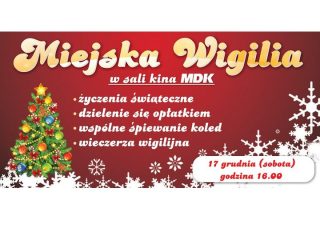Zaproszenie na Wigilię Miejską