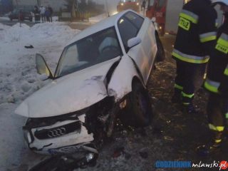 Wypadek w Szydłówku