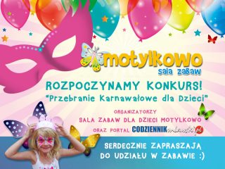 Rozpoczynamy konkurs Przebranie Karnawałowe dla Dzieci!
