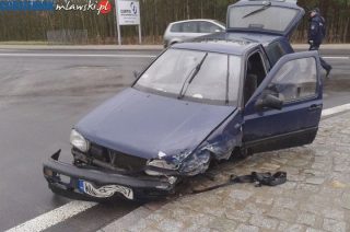 Volkswagenem w Forda. Zderzenie koło Nosarzewa