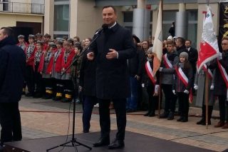 Prezydent RP Andrzej Duda w powiecie żuromińskim
