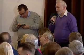Mławianin na spotkaniu z premier Szydło w Pułtusku