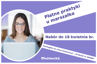 Płatne praktyki w urzędzie marszałkowskim. Trwa rekrutacja