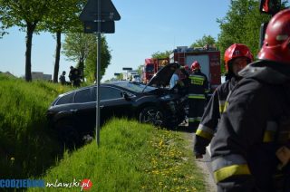 Wypadek koło Trzcianki