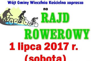 1 lipca. Wieczfnia Kościelna. Zaproszenie na rajd rowerowy