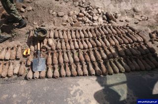 Śmierć odkopana koło drogi w Iłowie Osadzie