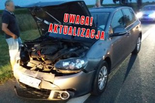 AKTUALIZACJA: Kraksa pod Żurominkiem. Pasażerka trafiła do szpitala