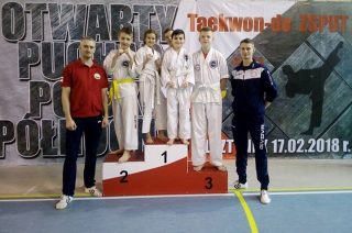 Zawodnicy teakwondo z Mławy i Moraw na podium w Olsztynku