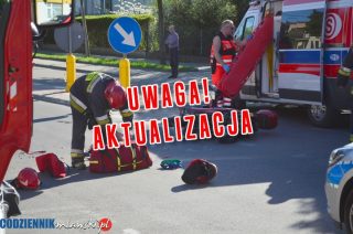 AKTUALIZACJA: Wypadek na ulicy Kopernika. Skuterem uderzył w BMW