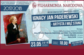 Zaproszenie na koncert „Ignacy Paderewski – artysta i mąż stanu”