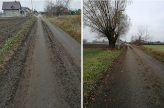 Konopki. Ulica Nadrzeczna zmienia się w bagno