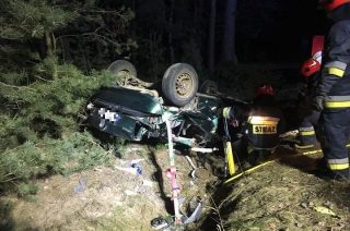 Tragiczna śmierć trzech młodych ludzi. Czwarty w szpitalu