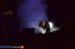 Nocny pożar na Kościuszki