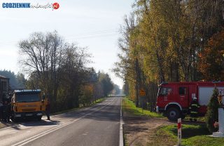 Wypadek w Krośnicach [zdjęcia]