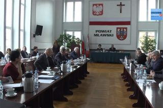 Trwa transmisja: XIV sesja Rady Powiatu Mławskiego