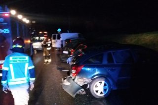 Rozbił aż trzy zaparkowane auta