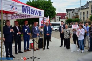 Wicepremier Piotr Gliński w Mławie