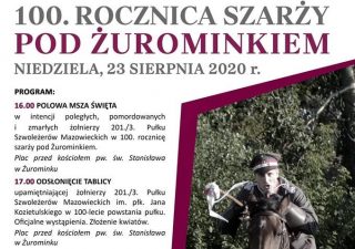 100. rocznica szarży pod Żurominkiem. Uroczystości w najbliższą niedzielę