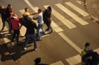 Bójka Ukraińców w samym centrum miasta [film]