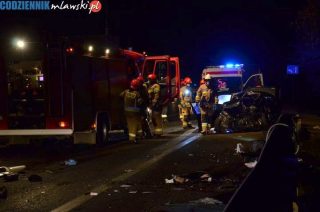Poważny wypadek na „siódemce” koło Marszałkowskiej. Są ranni [fot]