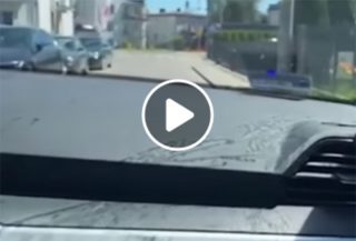 Mławski bohater. Nie zastanawiał się i ruszył z pomocą. Zobacz nagranie!