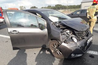 Wypadek koło Michalinowa