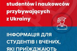 Informacja MEiN dla studentów i naukowców przybywających z Ukrainy
