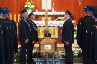 Sławomira Marata pożegnano według strażackiego ceremoniału [FOTO]