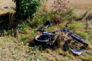 Tragiczna w skutkach przejażdżka trójki młodych ludzi na motocyklu