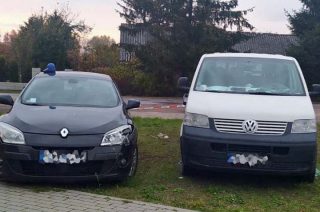 Nietrzeźwy kierowca, staranowany radiowóz i użycie broni