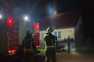 Pożar sadzy w domu jednorodzinnym w Proszkowie