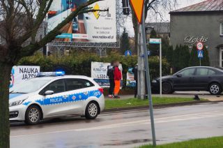 Zderzenie na skrzyżowaniu Piłsudskiego i Szpitalnej