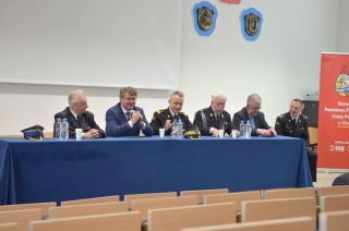 Roczne podsumowanie   działalności jednostek ochrony przeciwpożarowej na terenie powiatu mławskiego z udziałem ministra i generała