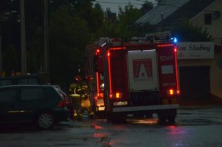 Ulewa nad powiatem. Strażacy od rana w akcji