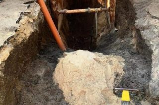 Makabryczne znalezisko na placu budowy Miejskiego Domu Kultury w Przasnyszu