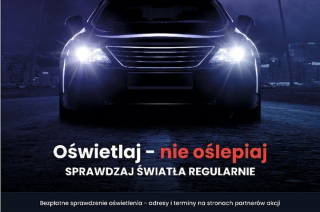 Na wybranych stacjach można bezpłatnie sprawdzić stan oświetlenia auta