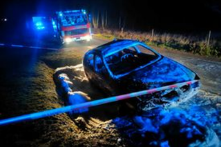 W Starej Otoczni spłonęło auto