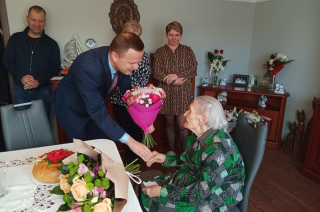 Przepiękny Jubileusz pani Anieli z Wróblewa